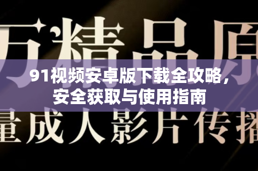 91视频安卓版下载全攻略，安全获取与使用指南